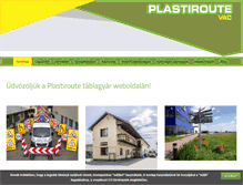 Tablet Screenshot of plastiroute-vac.hu